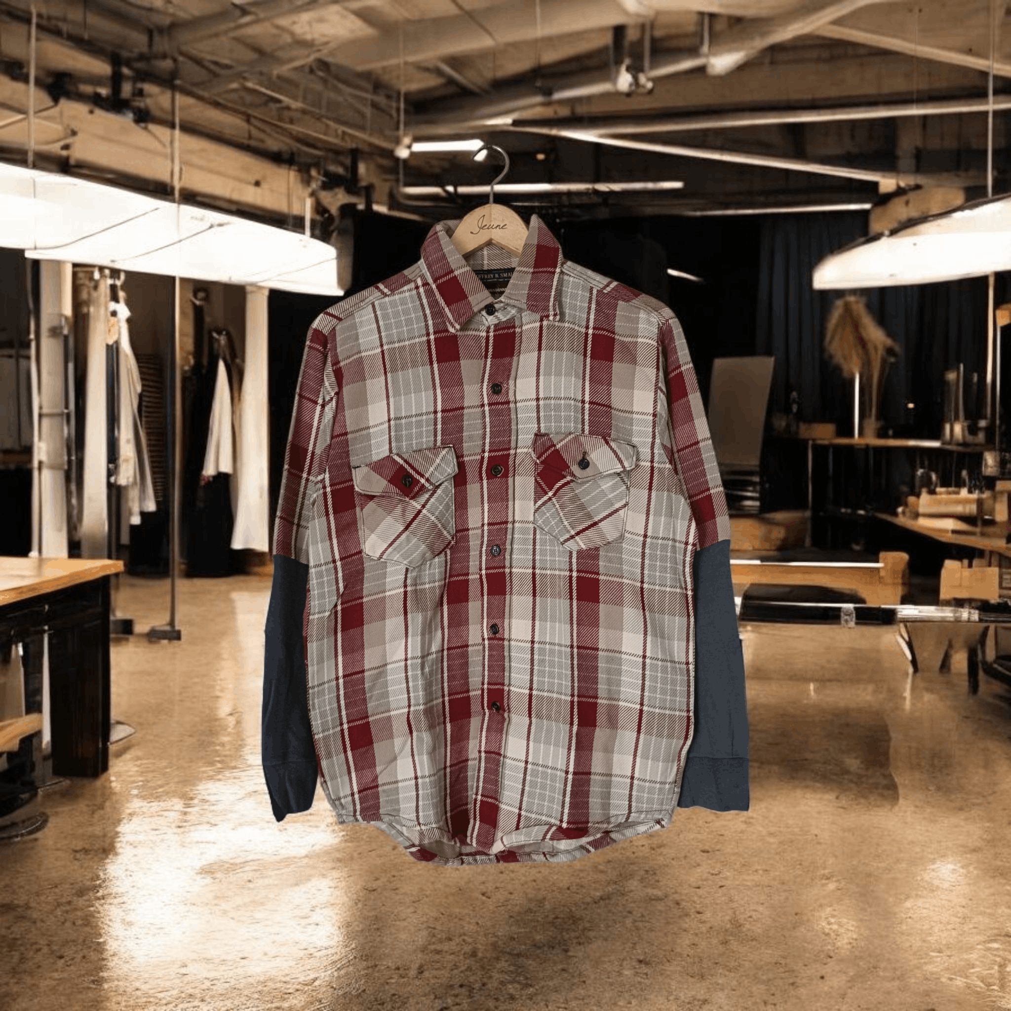 Geoffrey B. Small Vintage Geoffrey B. Small flannel shirt Boston atelier era Size US L / EU 52-54 / 3 - 1 Thumbnail