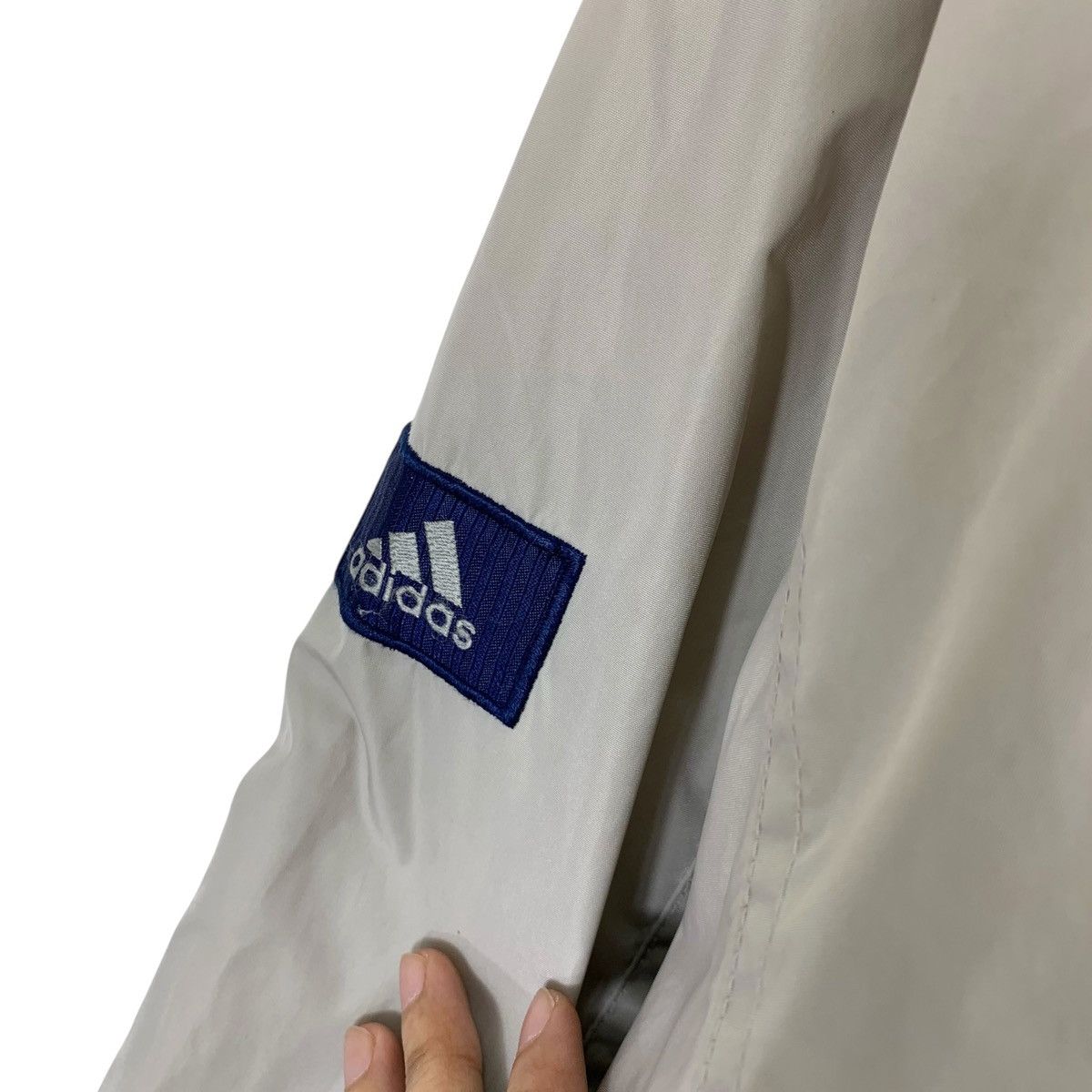 Adidas Vintage Adidas Button Light Jacket Size US L / EU 52-54 / 3 - 8 Thumbnail
