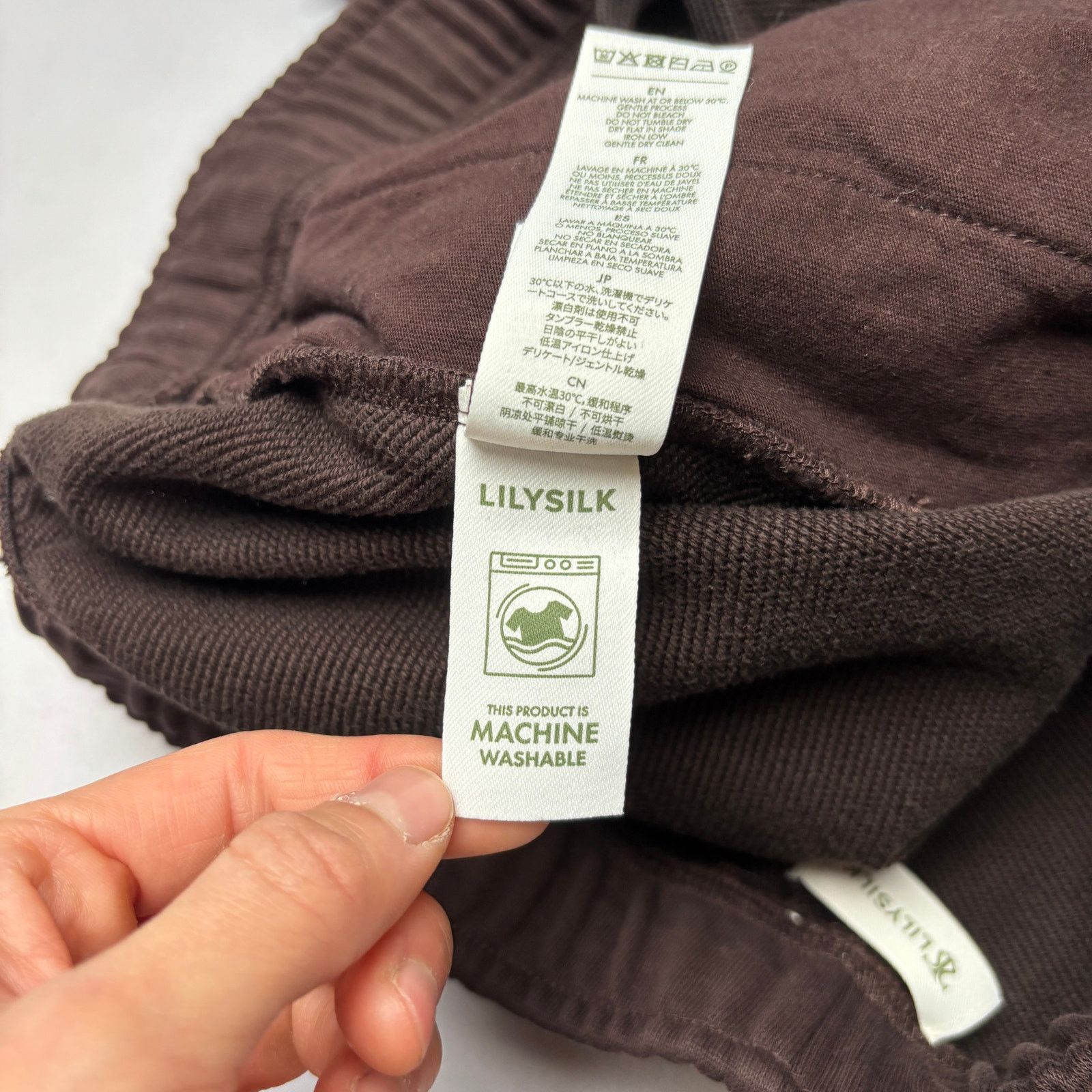 Other Lilysilk Cotton Silk Shorts Men's Large Zip Pocket Brown Size US 32 / EU 48 - 10 Thumbnail