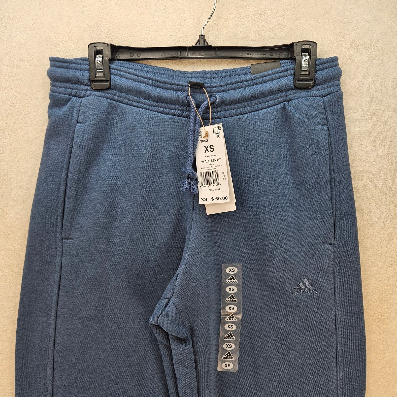 Adidas ADIDAS WOMEN'S XS SZN OVERSIZED WIDE THIGH JOGGER BLUE FLE Size 24" / US 00 / IT 34 - 2 Thumbnail