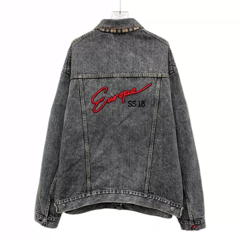 Balenciaga Balenciaga size 48 Smoky cotton distressed lapel single-br Size US M / EU 48-50 / 2 - 2 Thumbnail