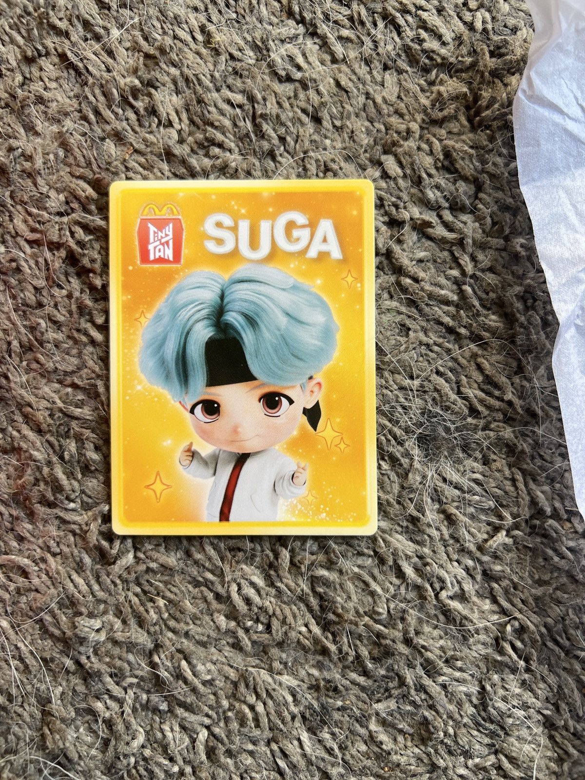 Hypebeast 2025 McDonald’s TinyTAN Suga Figure Size ONE SIZE - 5 Thumbnail