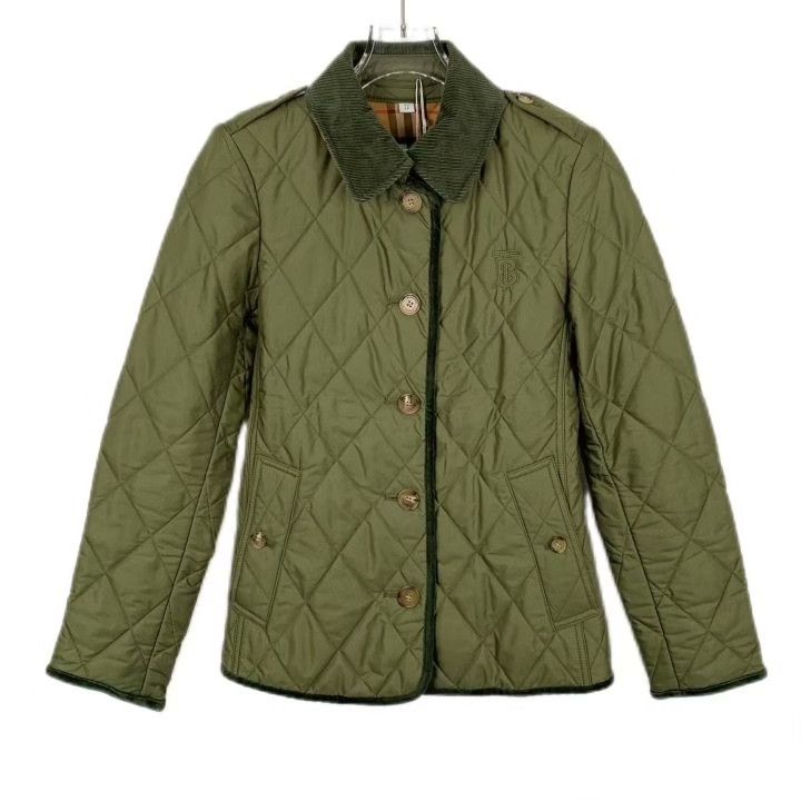 Burberry Burberry Diamond Pattern Collared Cotton Jacket Size XS / US 0-2 / IT 36-38 - 1 Thumbnail