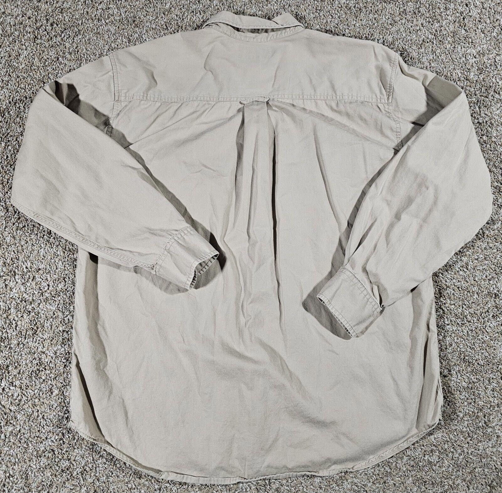 Designer 60 Gold n Plump button-up Large Work shirt Logo Luna Pier Size ONE SIZE - 8 Thumbnail