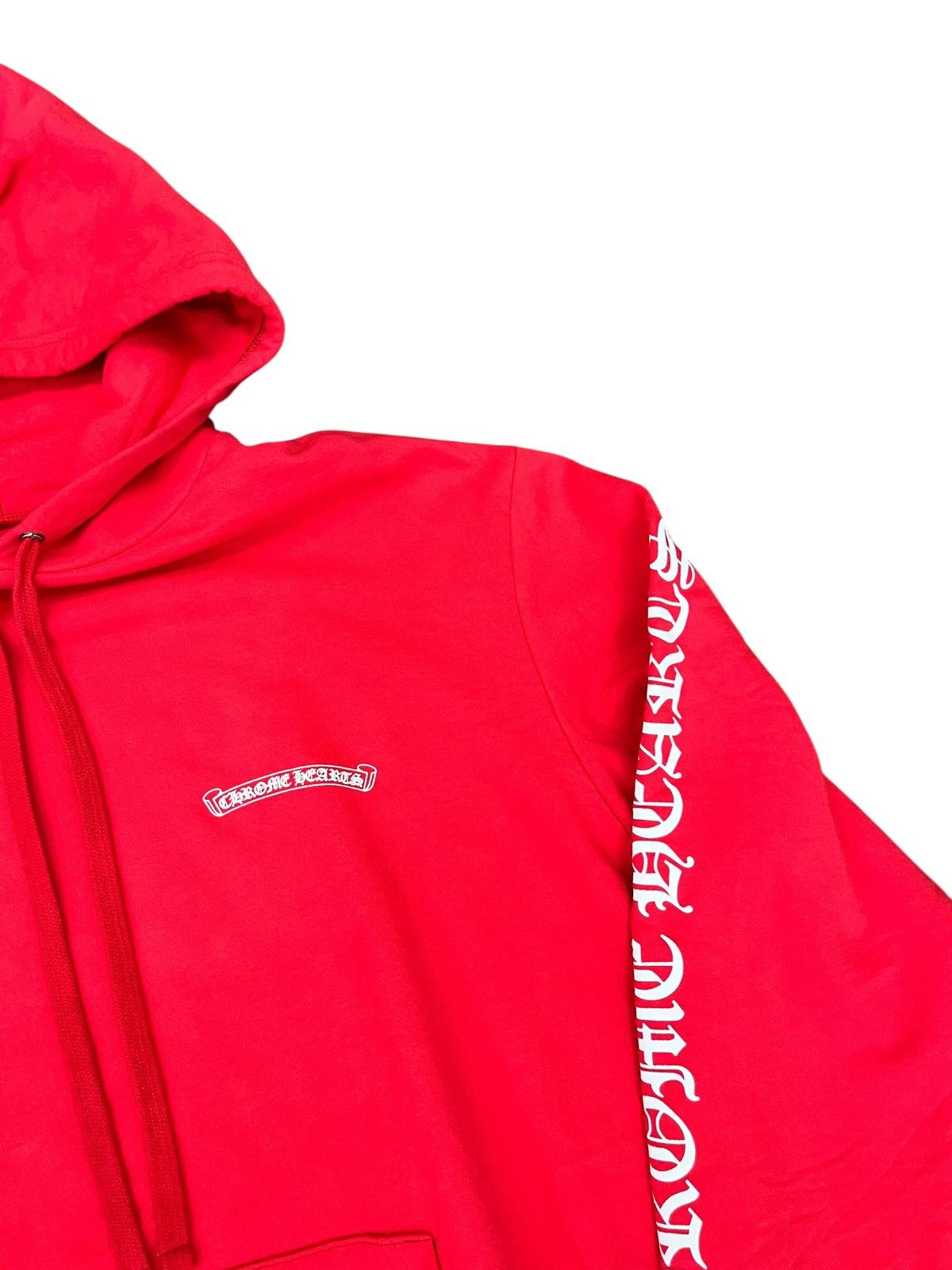 Chrome Hearts Chrome Hearts Logo Hoodie Red Size US XL / EU 56 / 4 - 2 Thumbnail