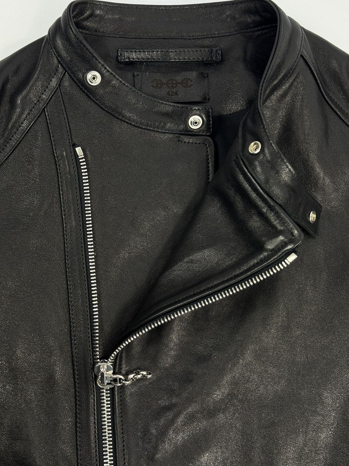424 × Hoorsenbuhs RACE LEATHER JACKET Size US M / EU 48-50 / 2 - 6 Thumbnail