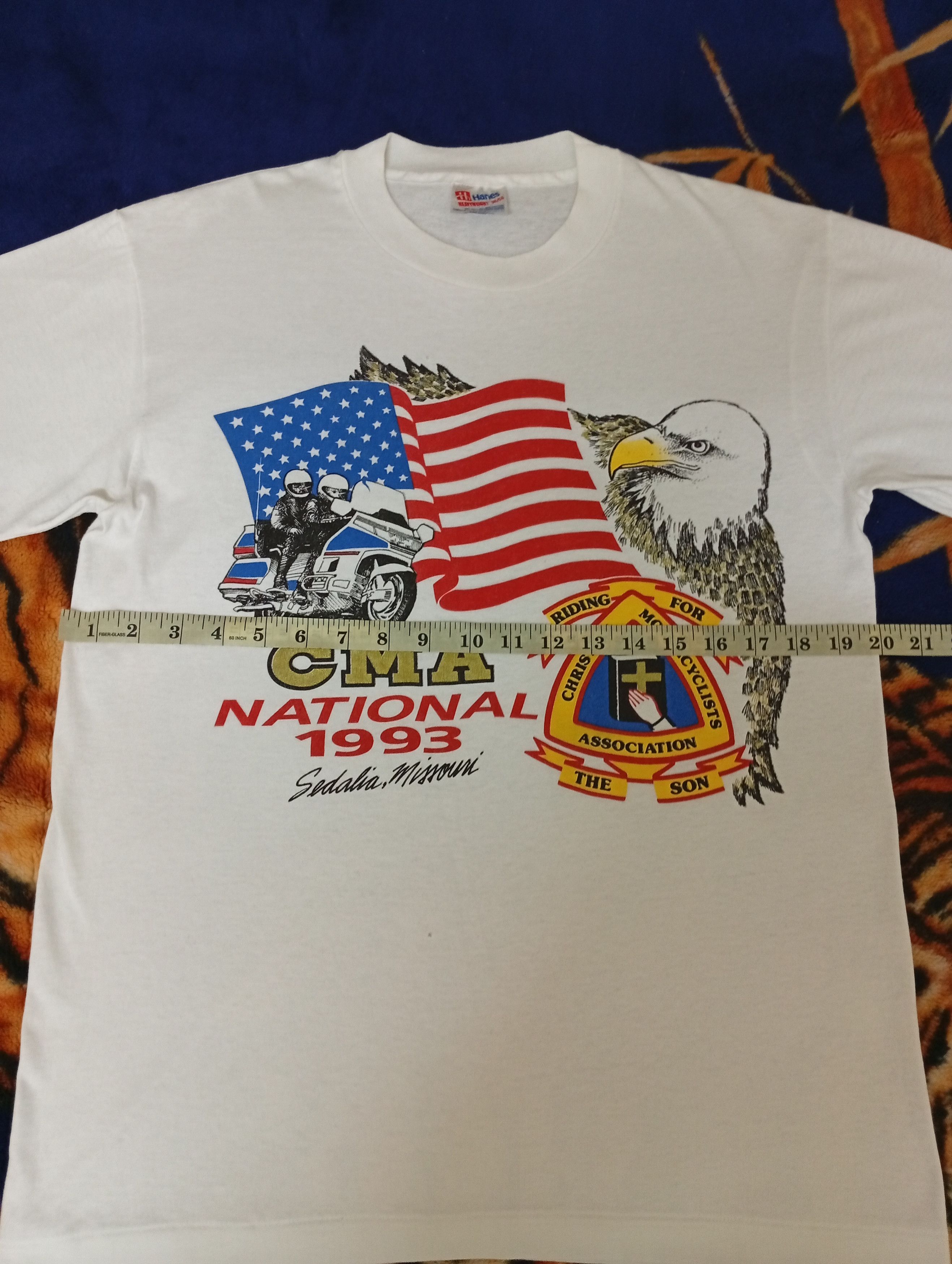 Vintage Vintage X Christian motorcyclists Size US M / EU 48-50 / 2 - 2 Thumbnail