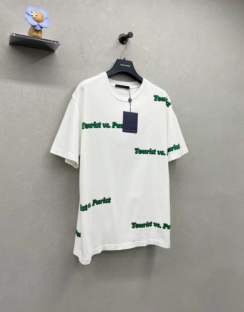 Louis Vuitton Louis Vuitton White printed short sleeves 2503-Nextarrow Size US L / EU 52-54 / 3 - 3 Thumbnail