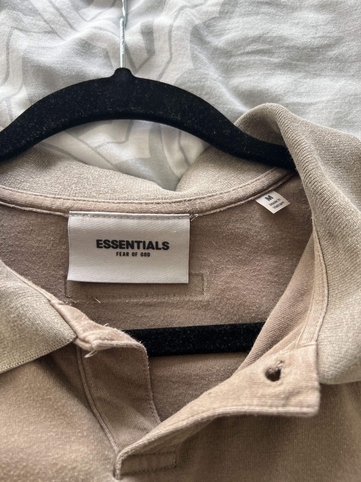 Essentials 🔥🔥 Fear Of God Essentials Brown Cotton Polo Shirt Size US M / EU 48-50 / 2 - 7 Thumbnail