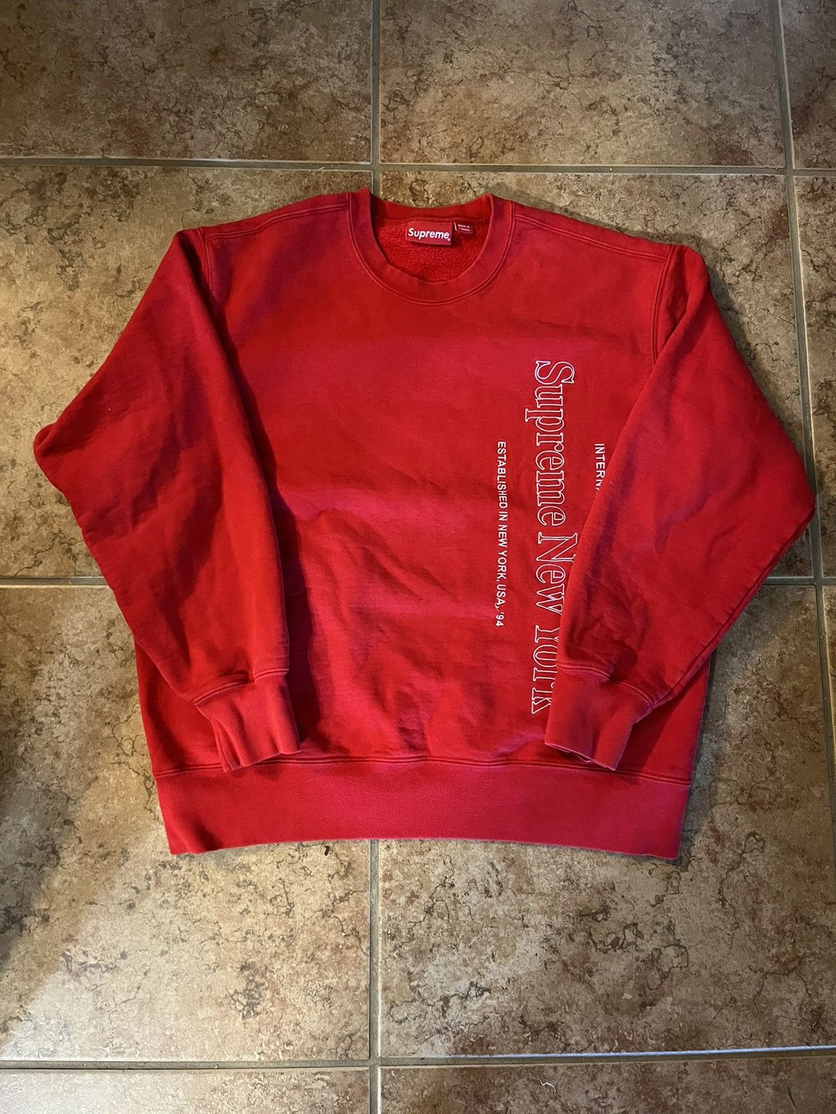 Supreme FW20 Supreme international sportswear’s crewneck Size US M / EU 48-50 / 2 - 1 Thumbnail