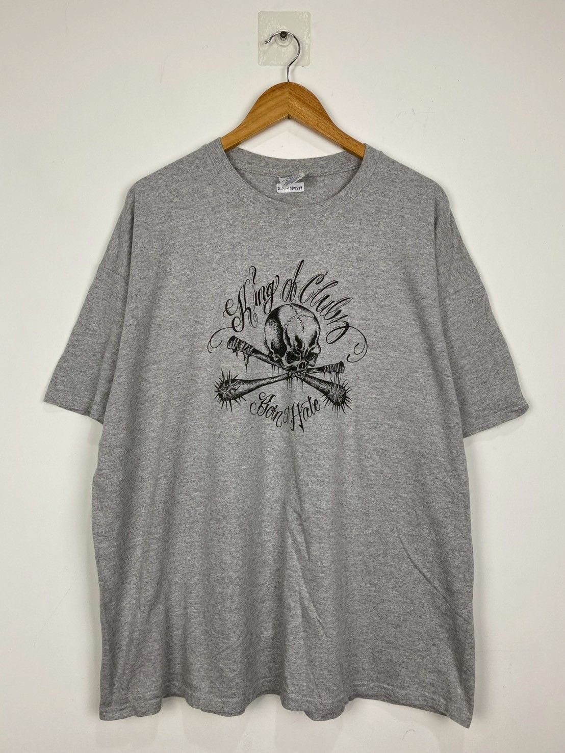 Vintage Vintage King Of Clubz Born To Hate T-Shirts Hardcore DO1579 Size US XXL / EU 58 / 5 - 2 Thumbnail