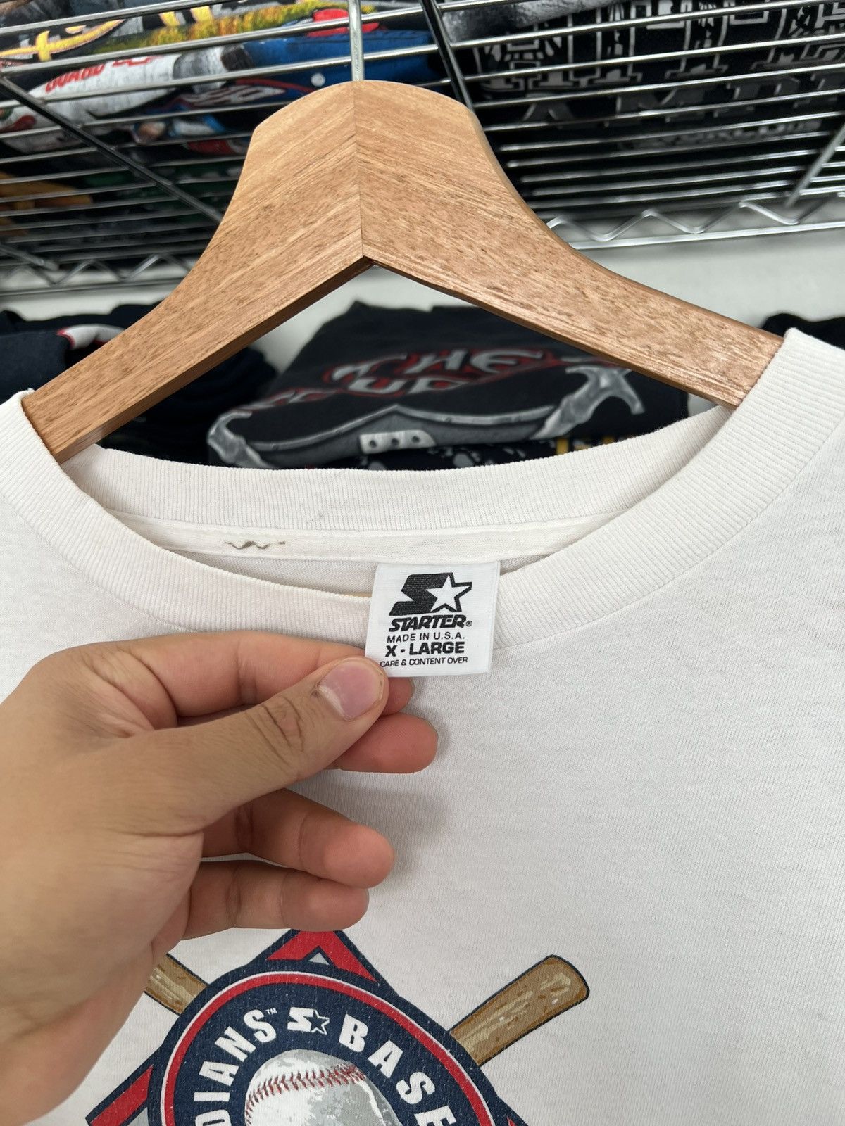 MLB 1997 Cleveland Indians MLB Tee Size US XL / EU 56 / 4 - 6 Thumbnail