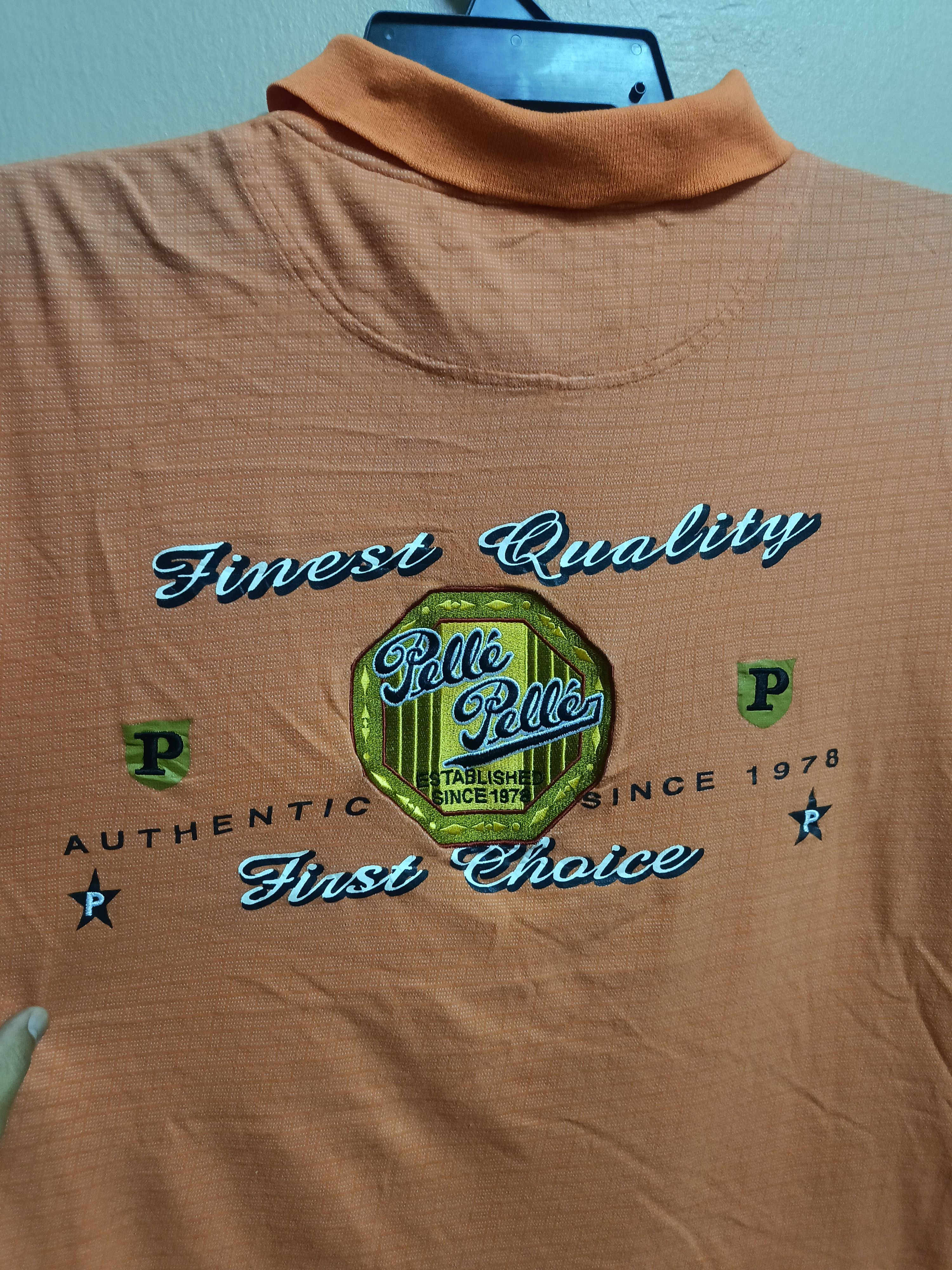 Marc Buchanan × Pelle Pelle × Rap Tees Pelle Pelle Marc Buchanan Big logo Collar shirt Size US L / EU 52-54 / 3 - 3 Thumbnail