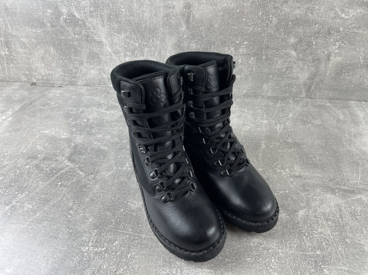 Dolce & Gabbana × Vintage Dolce & Gabbana Leather Military Runway Archives Black Boots Size US 8 / IT 38 - 3 Thumbnail
