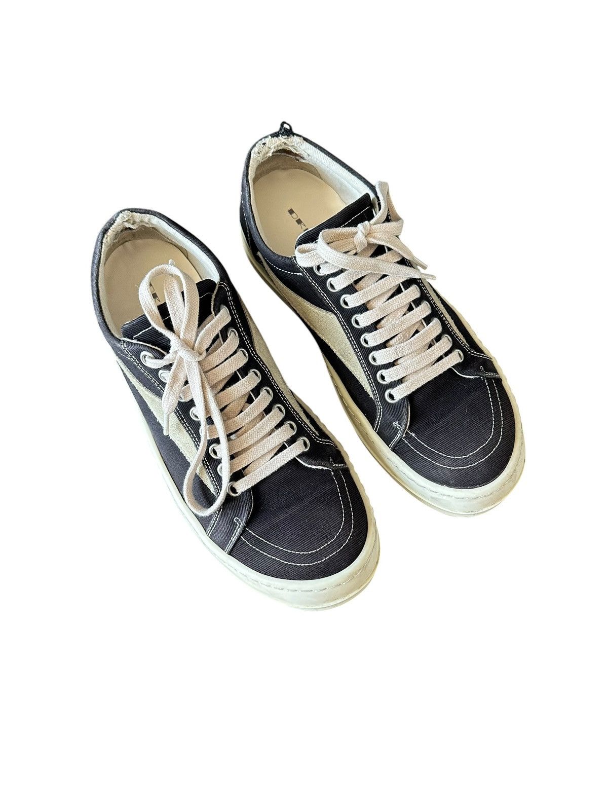 Rick Owens Drkshdw Rick Owens drkshdw Vintage - Vans low Sneakers canvas Black Size US 6.5 / EU 39-40 - 10 Thumbnail