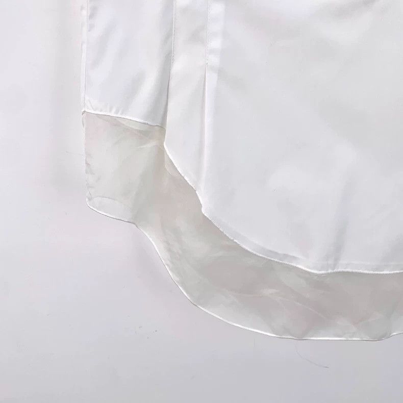 Chanel Chanel White ruffled camellia embroidered cotton sleeveles Size XS / US 0-2 / IT 36-38 - 4 Thumbnail