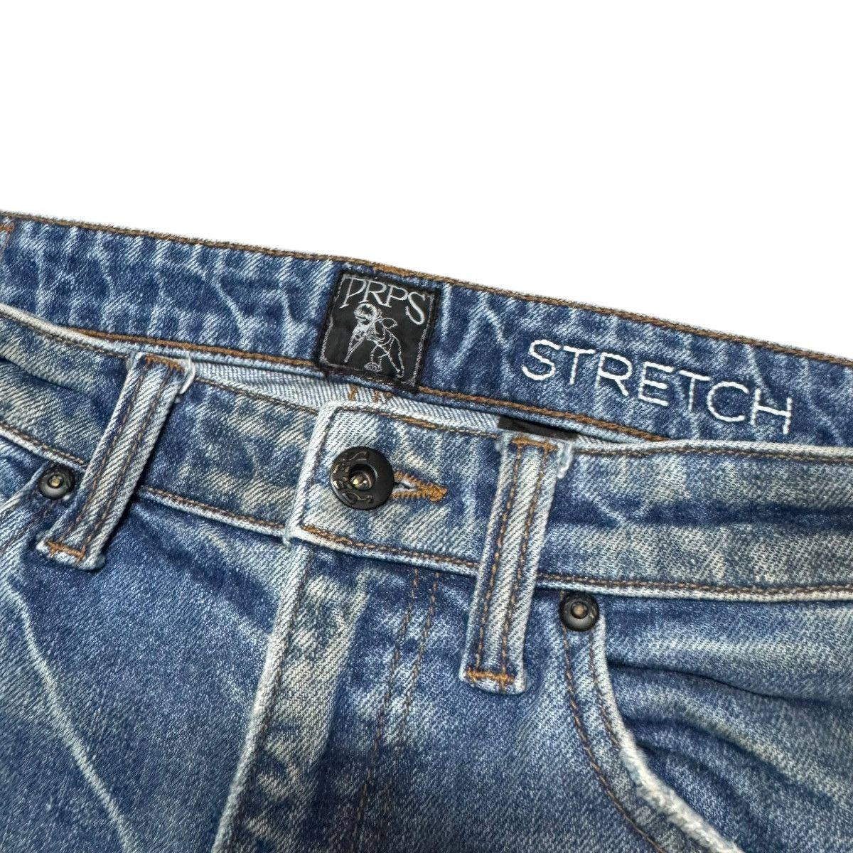 Prps Prps Le Sabre Slim Denim Painter Jeans Size US 34 / EU 50 - 6 Thumbnail
