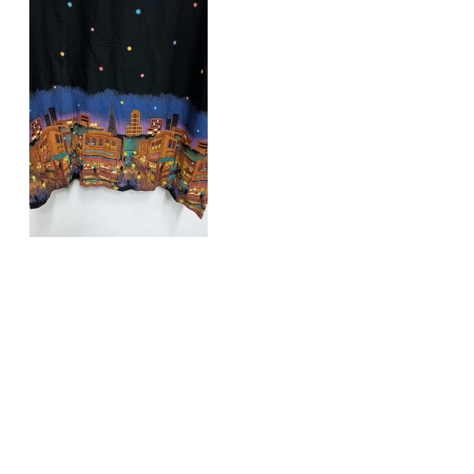 Vintage VINTAGE Anthony Design Originals Top Women XS? No Size? 1X City Night Wearable Art Size XL / US 12-14 / IT 48-50 - 9 Thumbnail