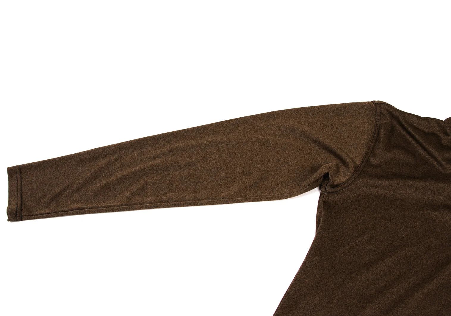Jean Paul Gaultier Junior Half-Zip Ribbed Cut and Sew in Brown Black Size US M / EU 48-50 / 2 - 8 Thumbnail