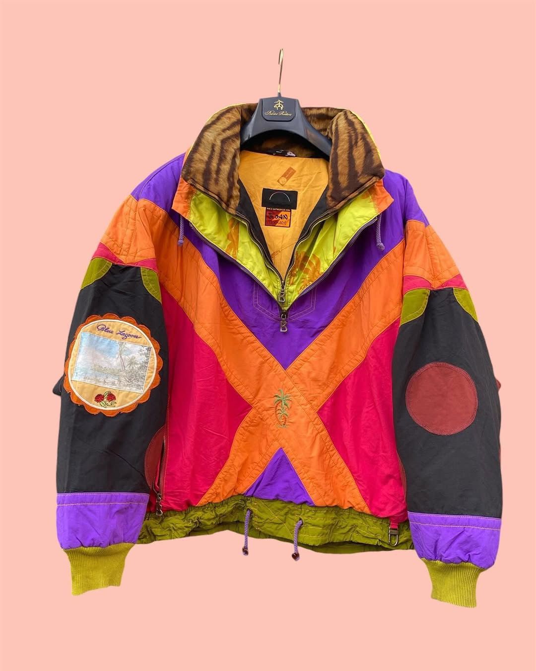 RARE Vintage Bogner Goan Thylman Blue Lagoon Ski Jacket