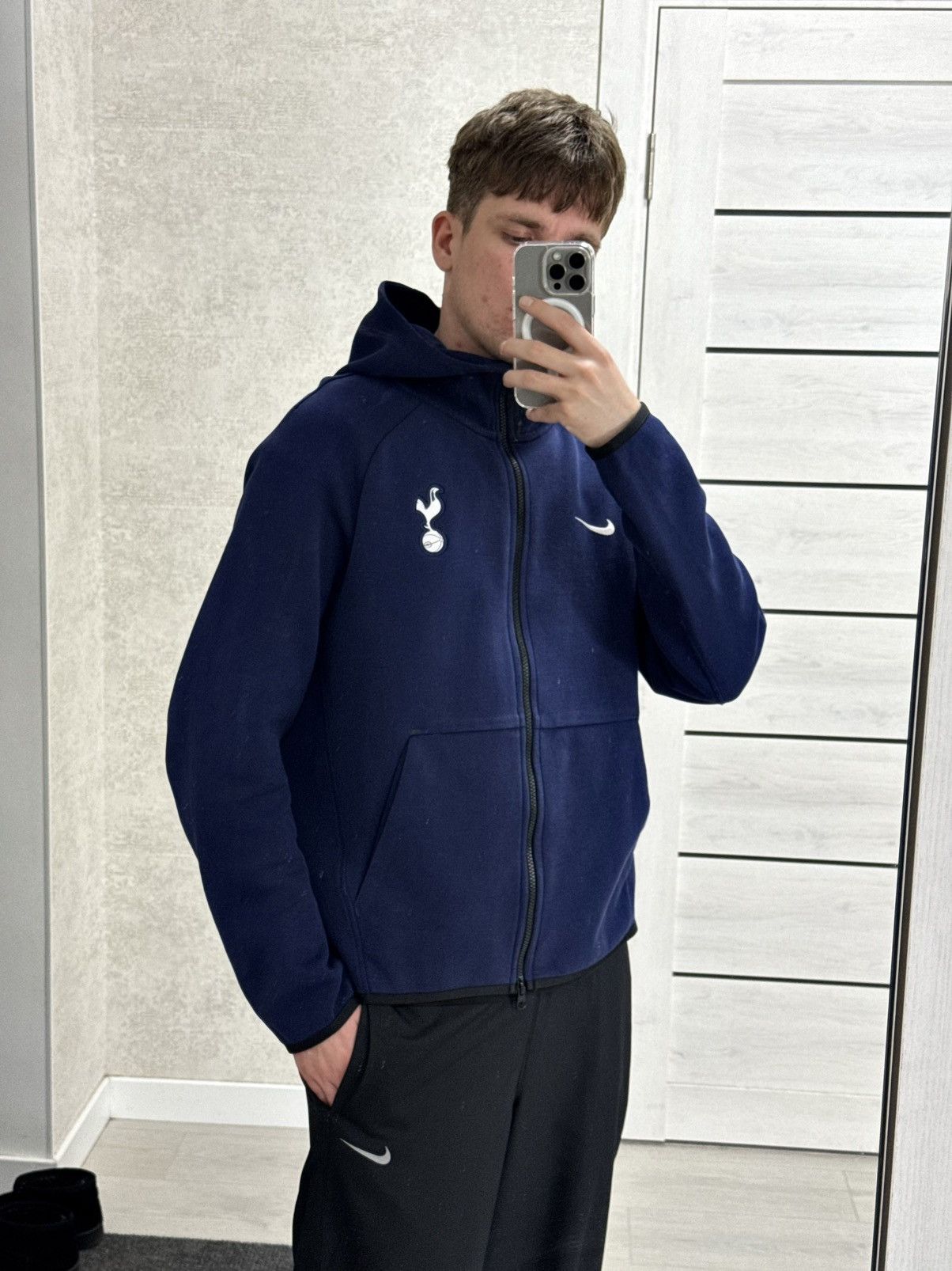 Nike Nike Tech Fleece Tottenham Hotspur Full Zip Hoodie Drill Y2K Size US M / EU 48-50 / 2 - 10 Thumbnail