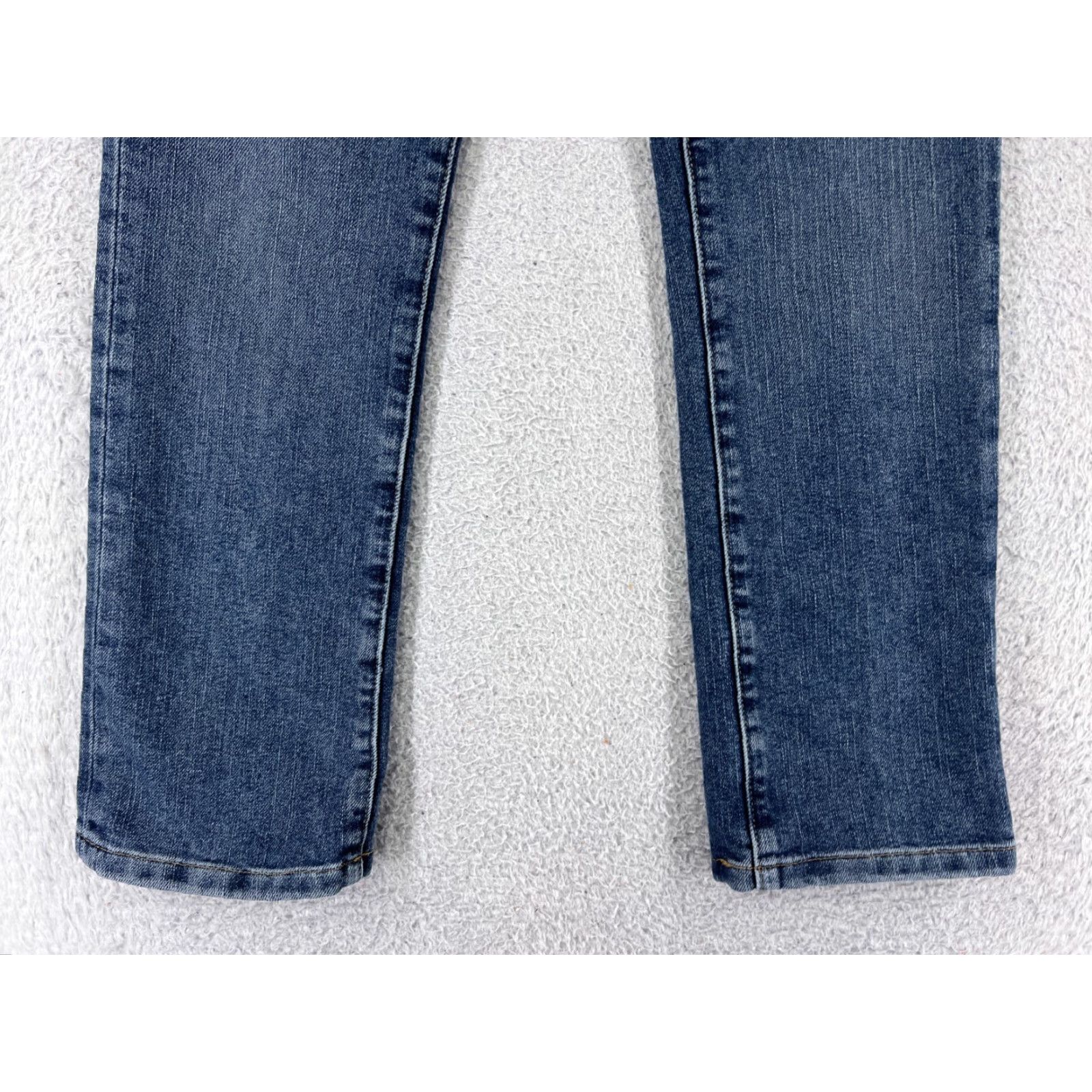 Tommy Hilfiger VINTAGE Tommy Hilfiger Jeans Womens 26 Blue Denim Straight Leg Low Rise 5-Pocket 90s Classic Size 26" / US 2 / IT 38 - 4 Thumbnail