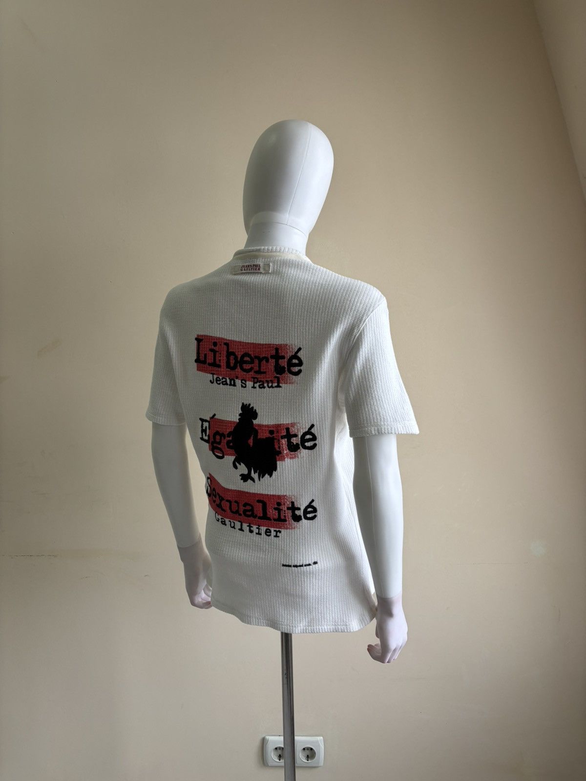 Jean Paul Gaultier Jean Paul Gaultier Wuffle T Shirt Liberte Egalite Sexualite Size US M / EU 48-50 / 2 - 2 Thumbnail