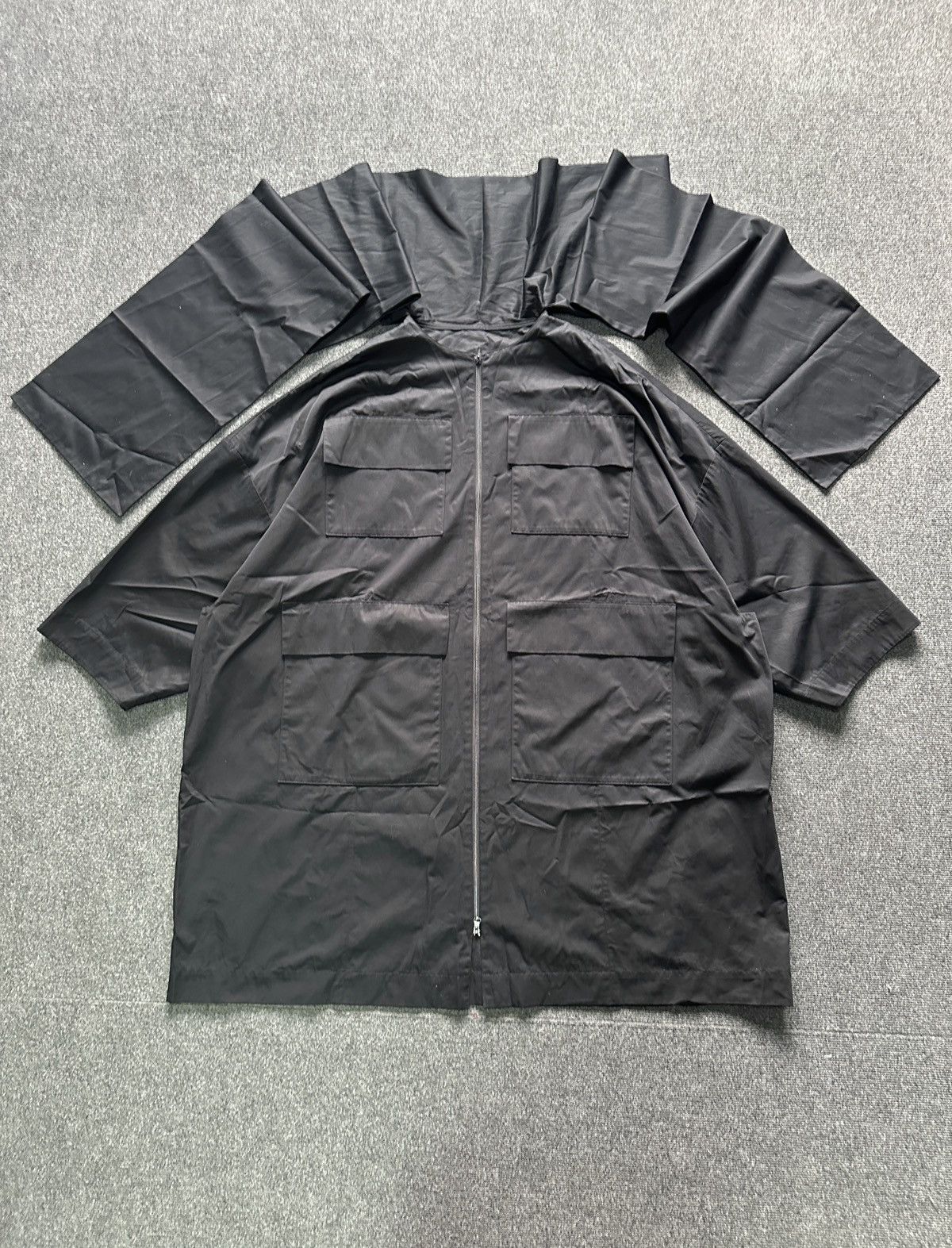 Other CHRISTA DE CAROUGE Avant Garde Black Oversized Coat Jacket Size ONE SIZE - 12 Thumbnail
