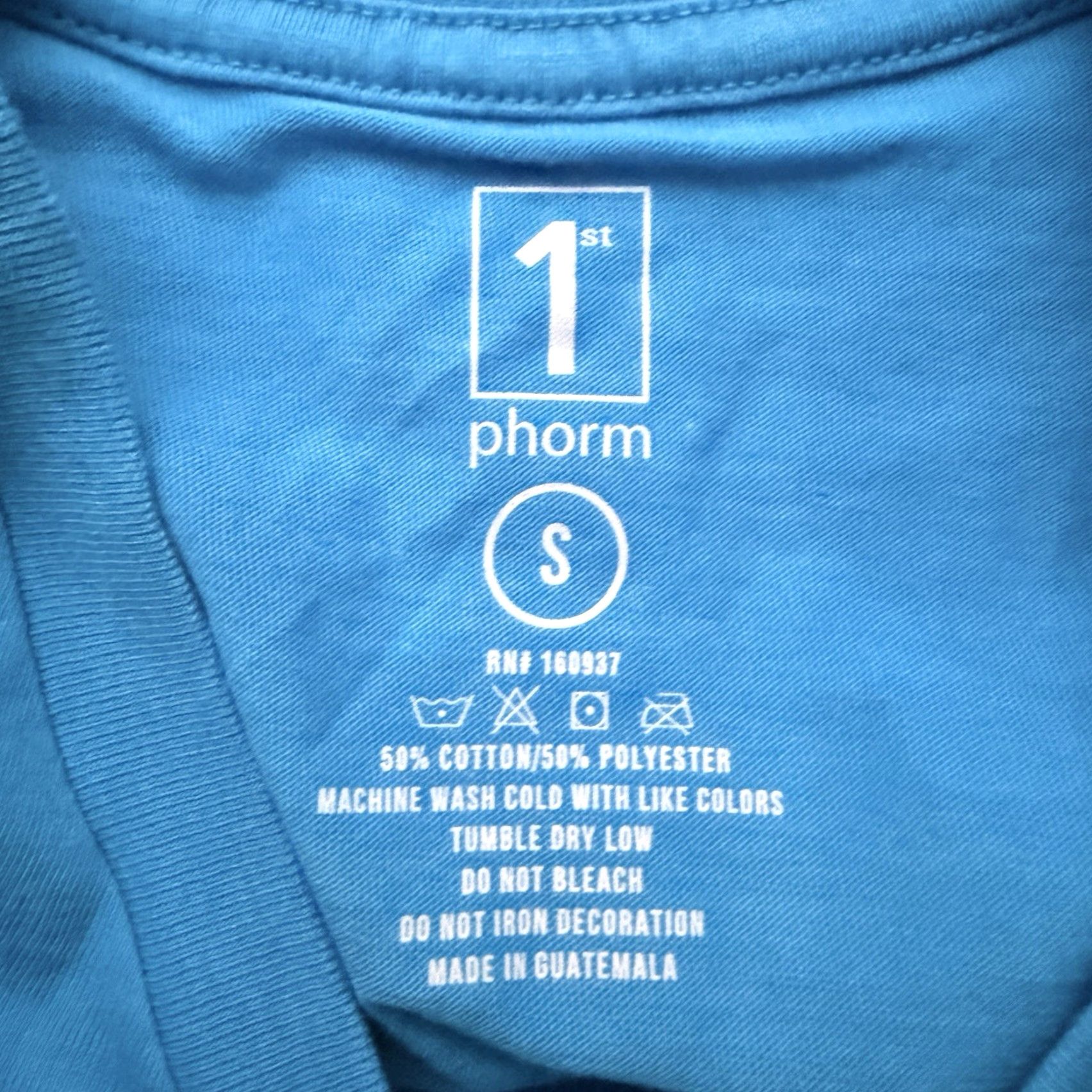 Vintage 1ST PHORM Blue Graphic Tee T-Shirt Unisex Size S Size US S / EU 44-46 / 1 - 4 Thumbnail