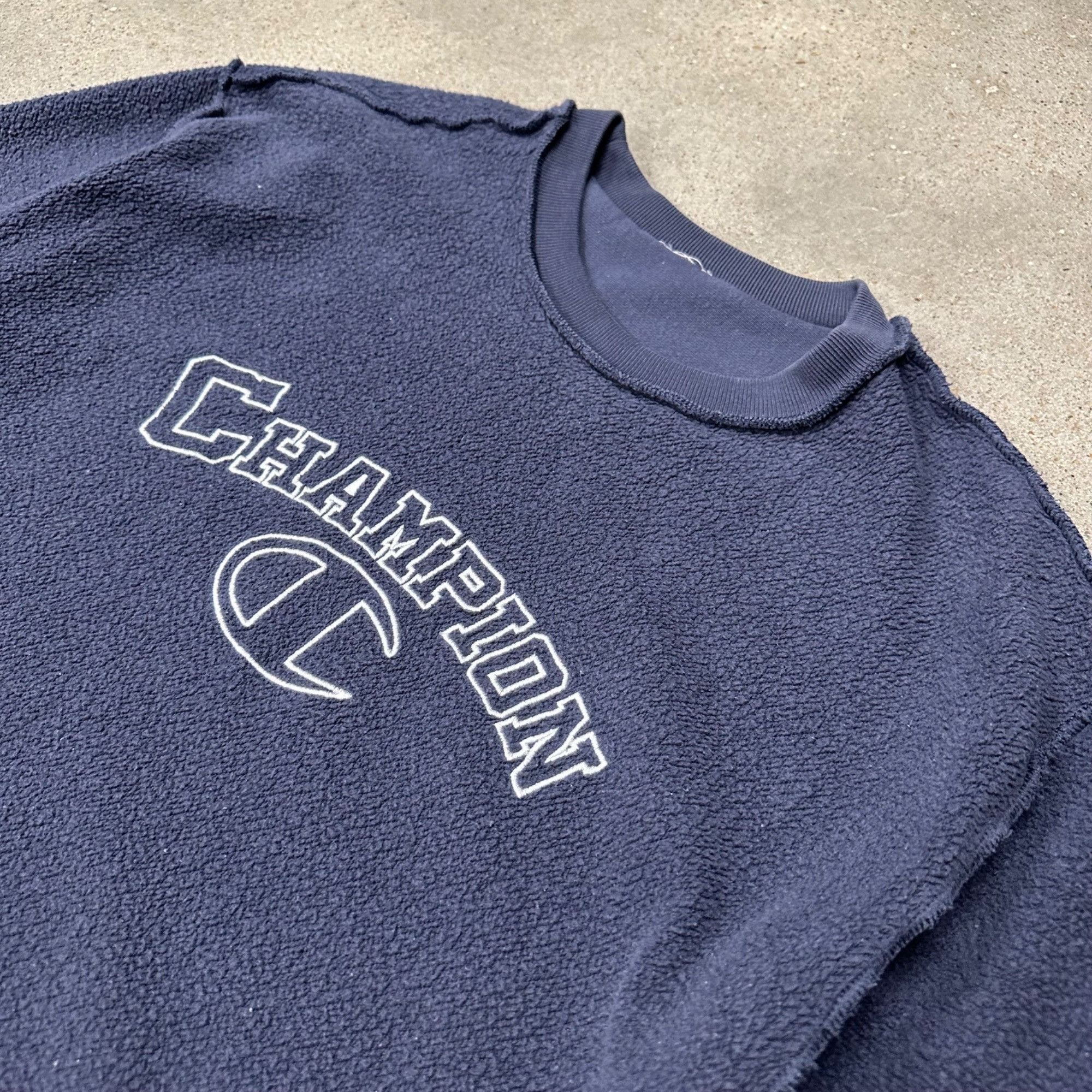Champion × Vintage Vintage 90s Champion Reverse Weave Embroidered Sweatshirt Size US L / EU 52-54 / 3 - 2 Thumbnail