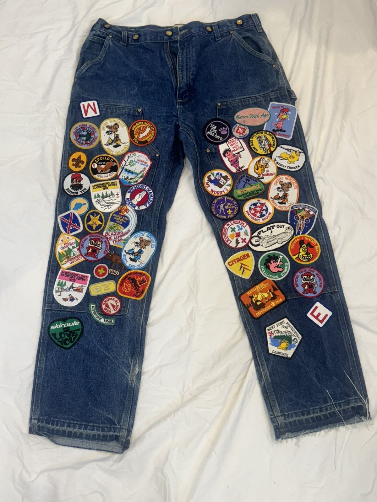 Better With Age Better With Age patch denim Carhartt Jeans Size US 38 / EU 54 - 1 Thumbnail