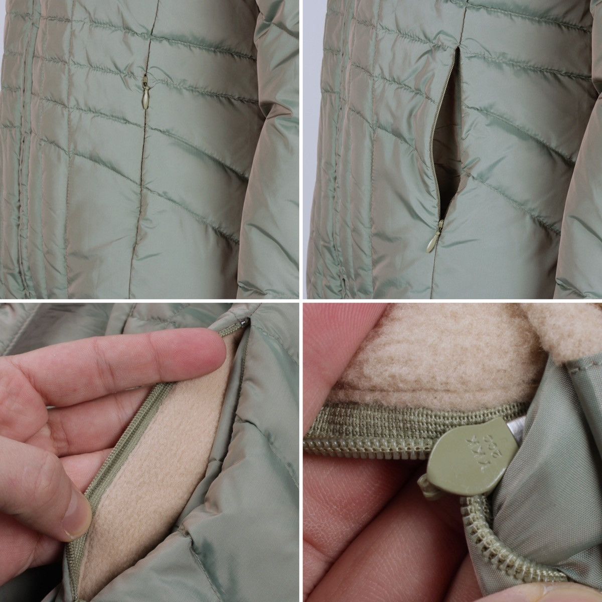 Designer × Moncler × Vintage MONCLER Vintage Silver Logo Kids Girl Womens Long Jacket Size XS / US 0-2 / IT 36-38 - 16 Thumbnail