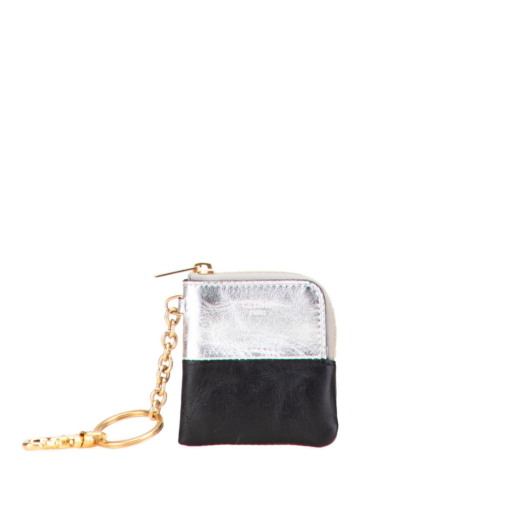 Celine Celine Bicolor Leather Key Ring Coin Pouch Size ONE SIZE - 1 Thumbnail