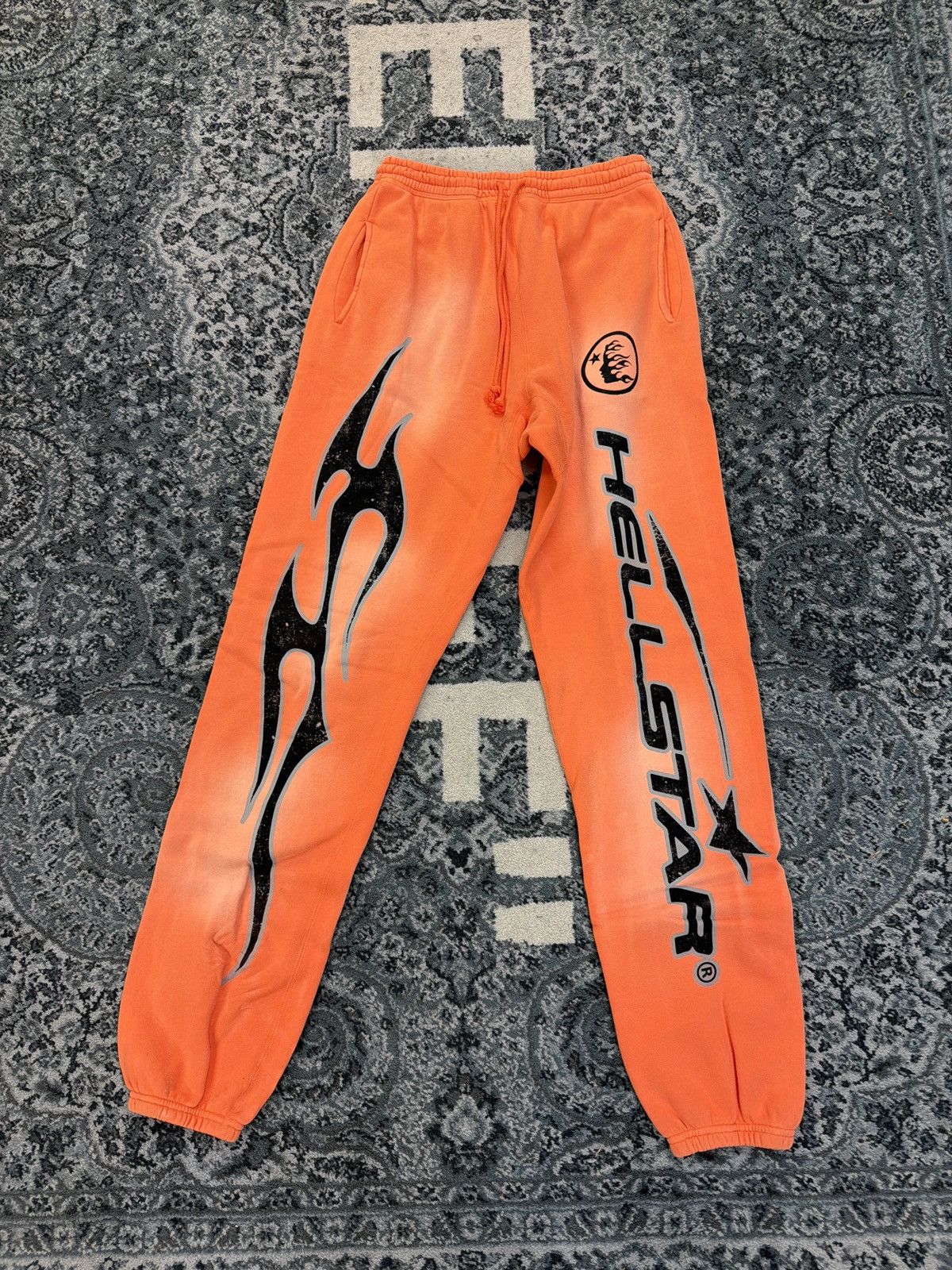 HELLSTAR Hellstar orange Halloween sweatpant Size US 36 / EU 52 - 1 Thumbnail