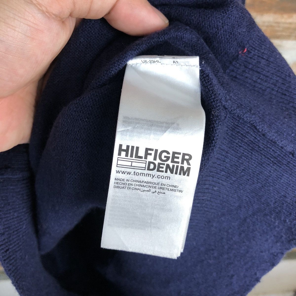 Tommy Hilfiger Tommy Hilfiger Tiger Dark Blue Knitwear sweatshirt #A1542 Size US XS / EU 42 / 0 - 13 Thumbnail