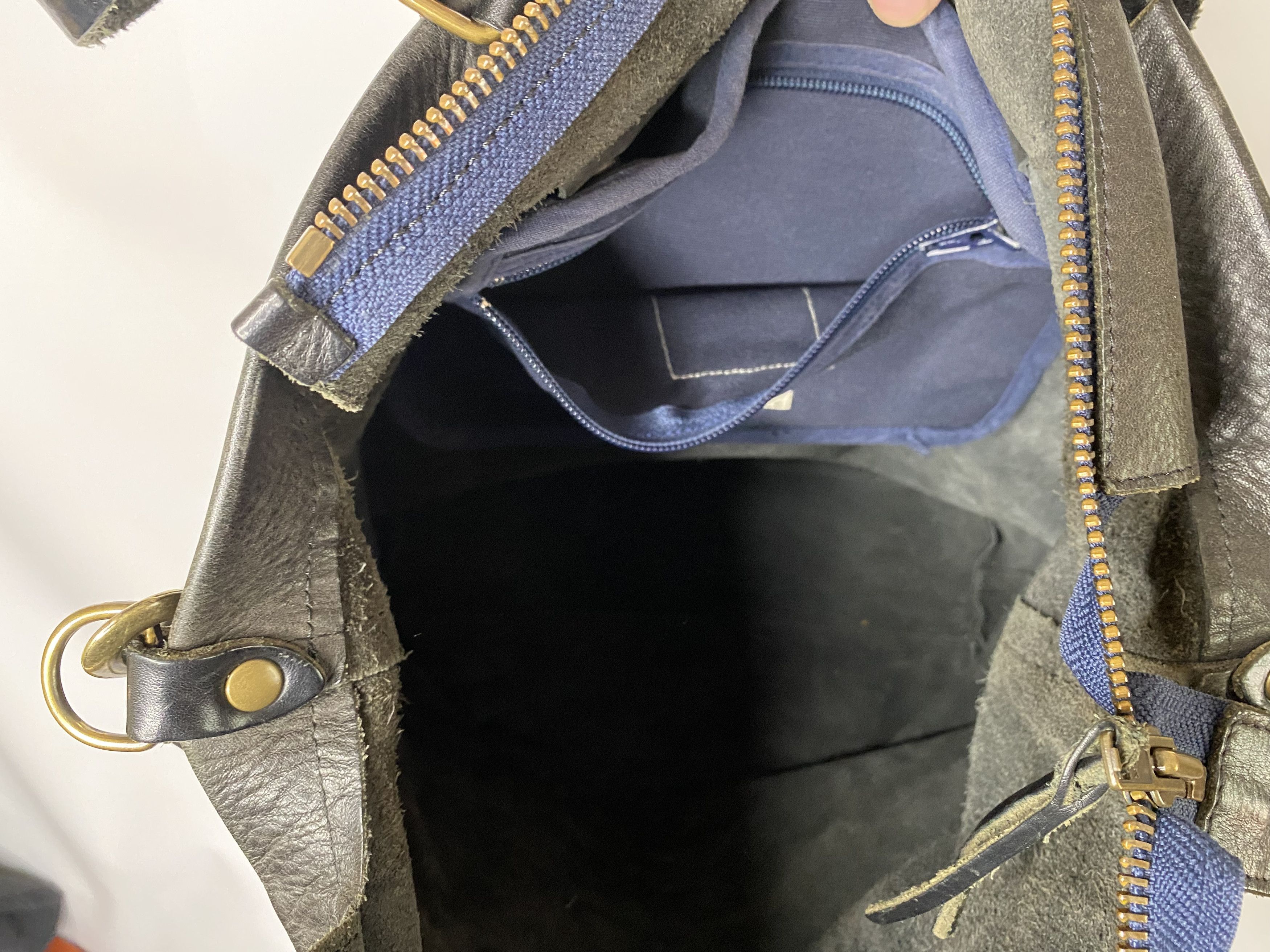 Bleu de Chauffe × Leather × Vintage BLEU DE CHAUFFE LEATHER TOOL BAG BLACK Size ONE SIZE - 7 Thumbnail