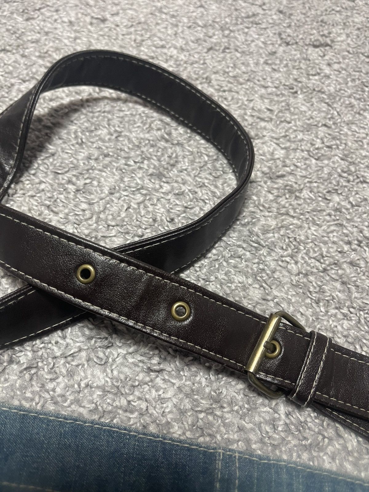 Japanese Brand KangaROOS vintage Denim Sling Messenger Crossbody Bag Size ONE SIZE - 6 Thumbnail