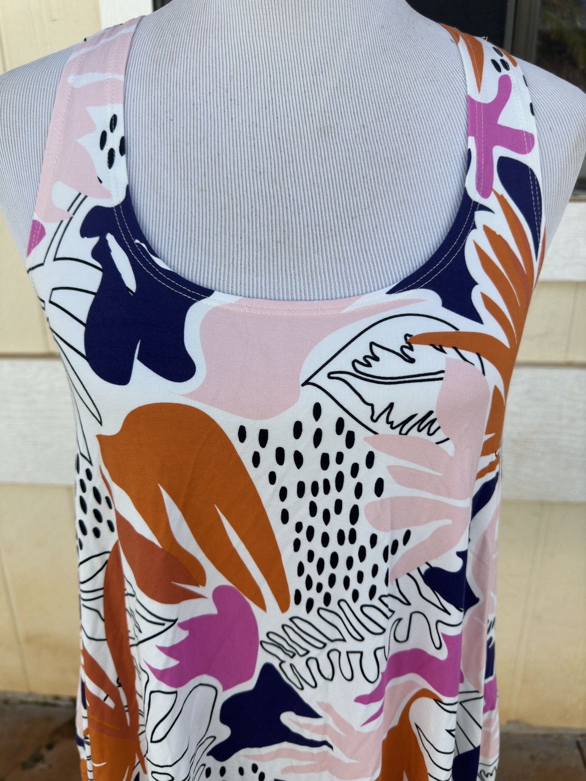 Other Fighting Eel Multicolored Hawaiian Dress Women's Small Size S / US 4 / IT 40 - 3 Thumbnail