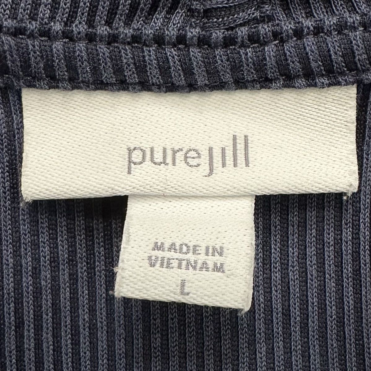 Other J. Jill Purejill Tencel Blend Cowl Neck Textured Tunic Top Size L / US 10 / IT 46 - 8 Thumbnail