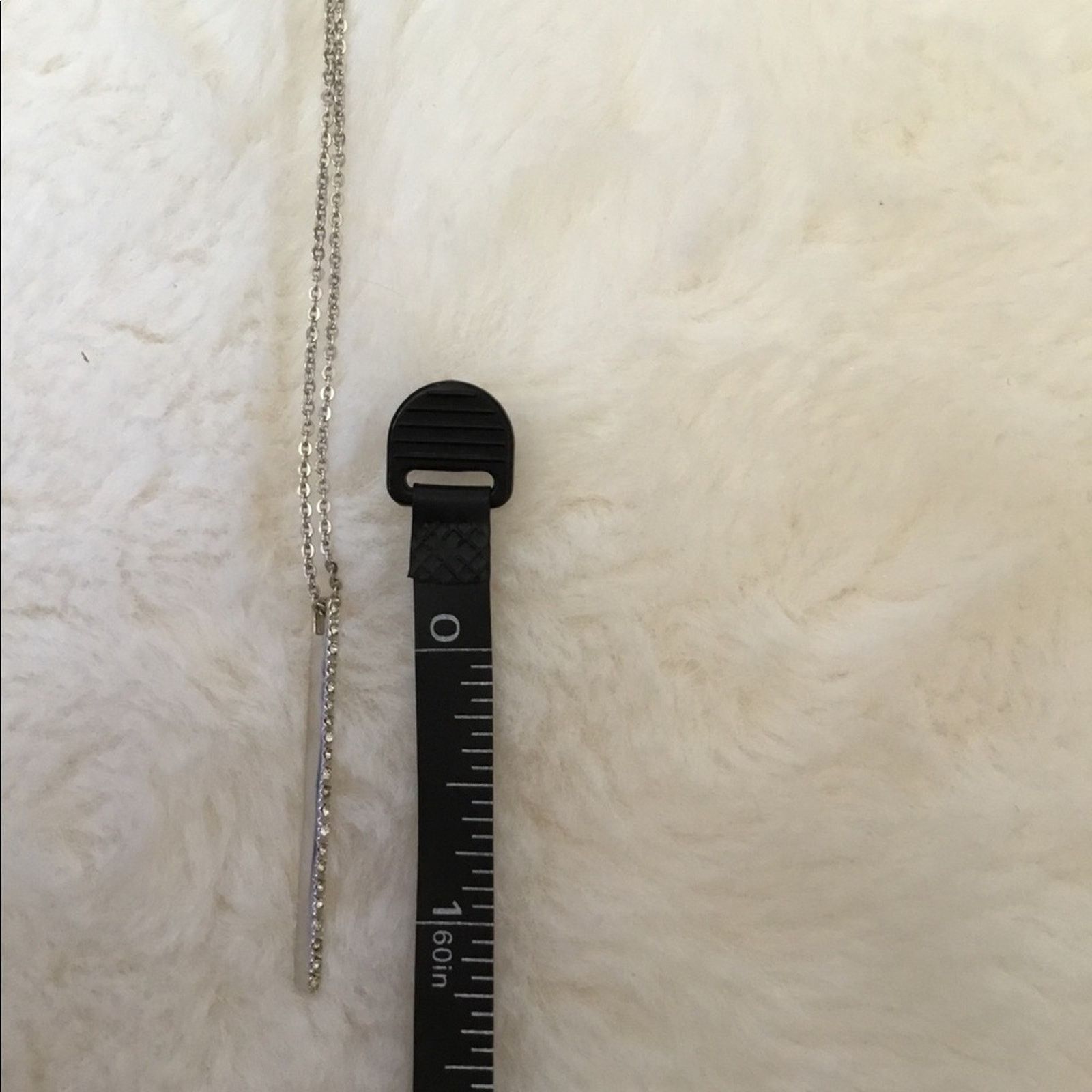 Other Sterling Silver Long Tiny Saw Necklace Size ONE SIZE - 5 Thumbnail