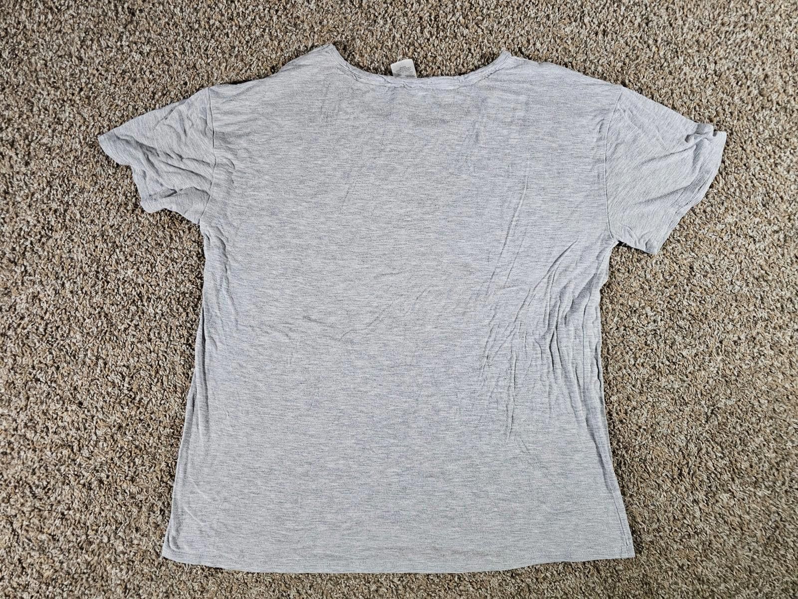 Lucky Brand Lucky Brand Shirt Womens Medium Gray Short Sleeve Stretch Size M / US 6-8 / IT 42-44 - 5 Thumbnail