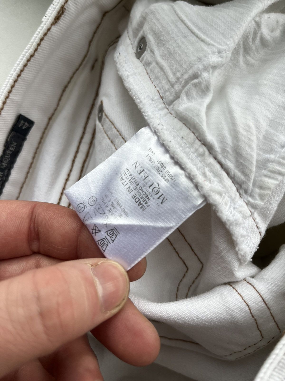 Alexander McQueen ALEXANDER MQUEEN big logo pants size 44 Size 30" / US 8 / IT 44 - 16 Thumbnail