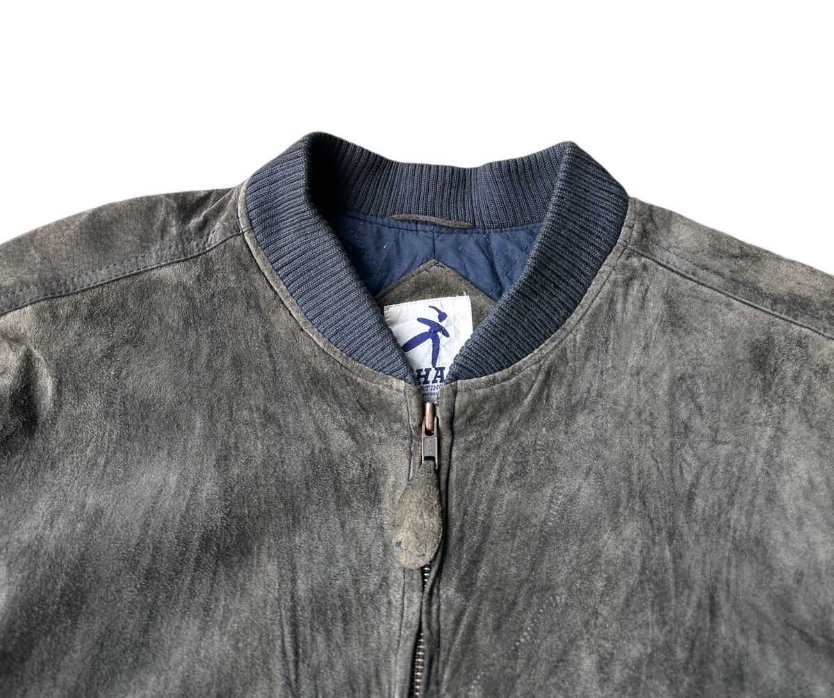 Hai Sporting Gear Vtg 80s Hai sporting gear Issey Miyake pigskin bomber jacket Size US M / EU 48-50 / 2 - 4 Thumbnail