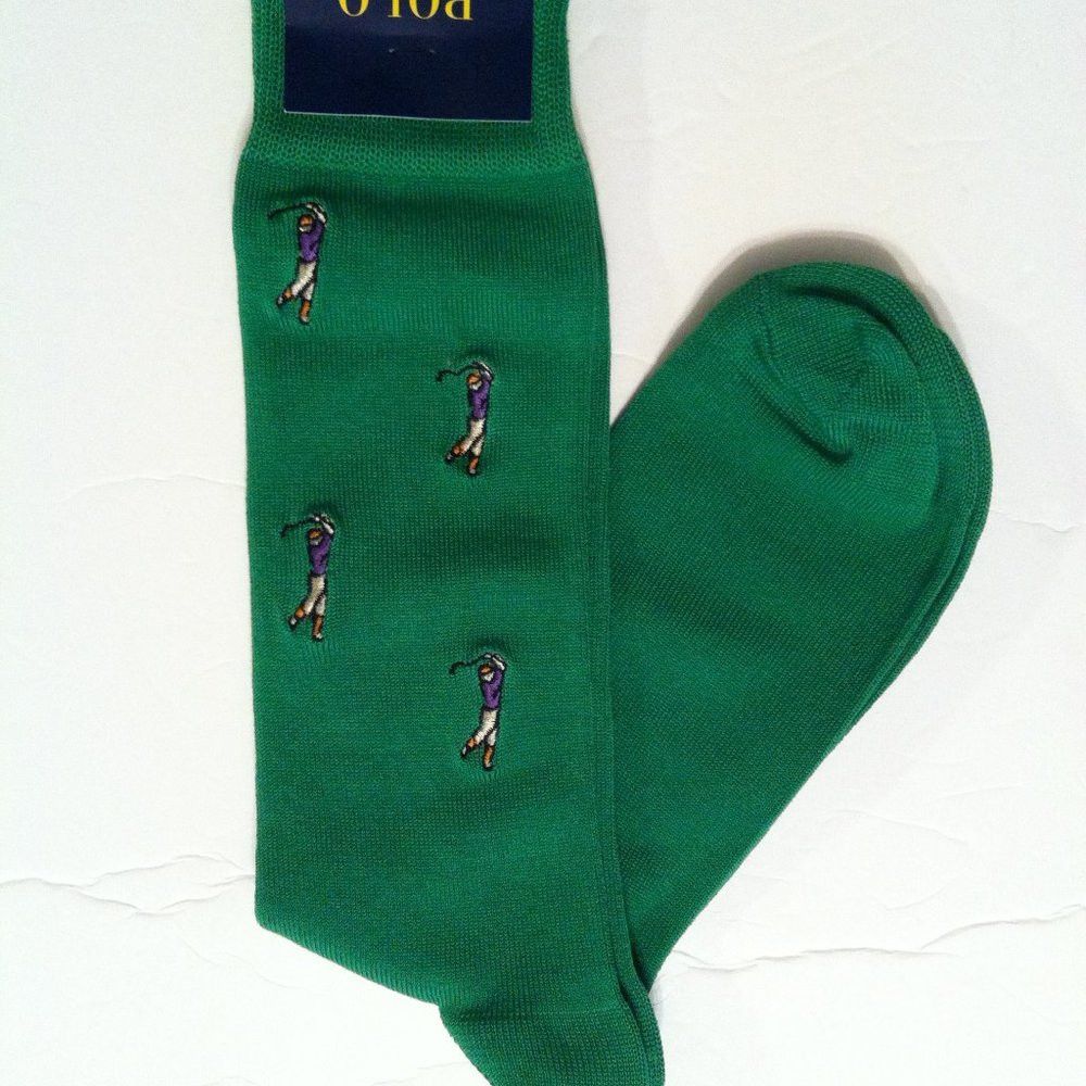 Polo Ralph Lauren POLO RALPH LAUREN MENS NEW DRESS SOCKS SHOE SIZE: 7-12 Size ONE SIZE - 1 Thumbnail