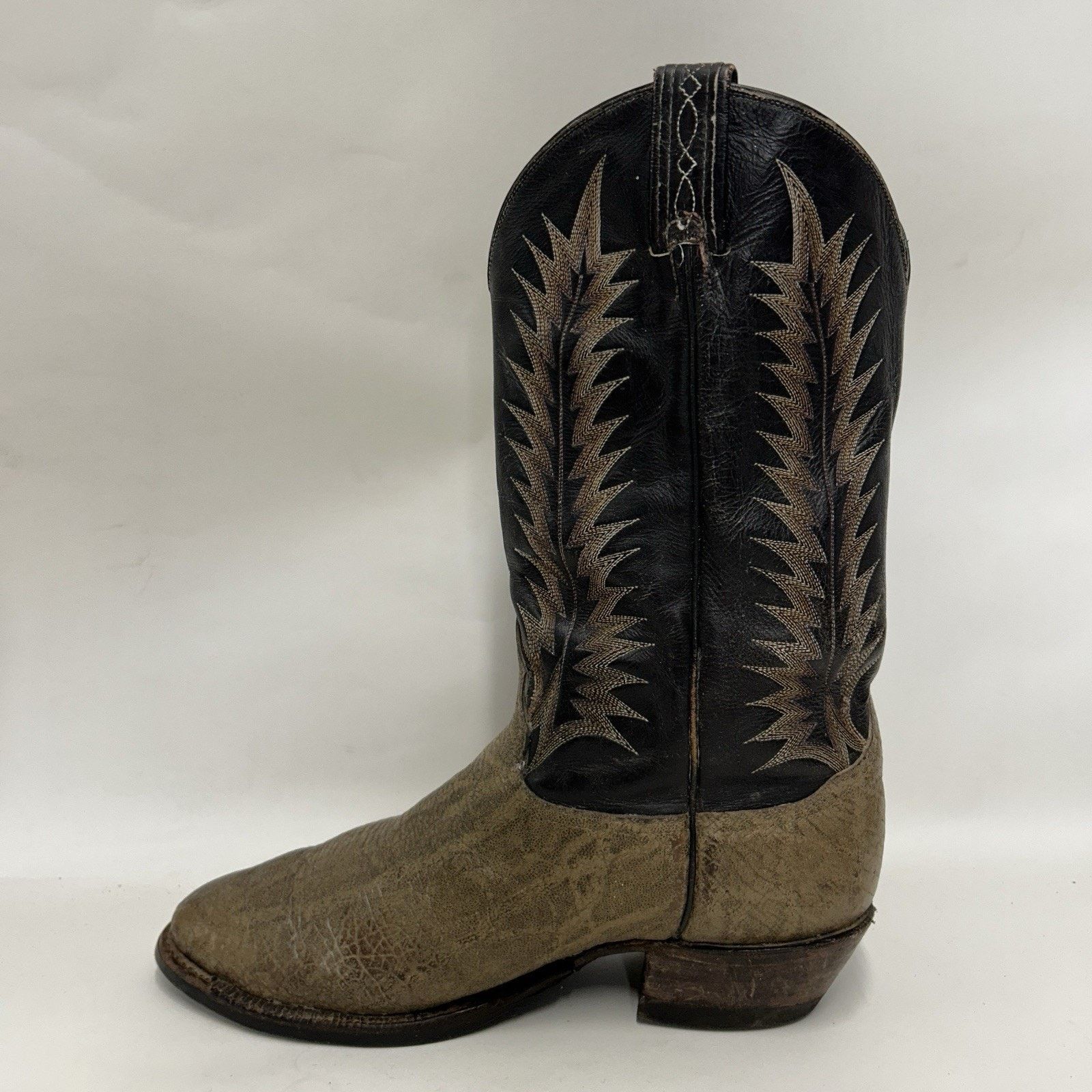 Tony Lama Vintage Tony Lama 8601 Gold Label Elephant Cowboy Boots Size US 11.5 / EU 44-45 - 8 Thumbnail