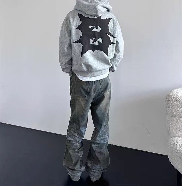 Japanese Brand × Vintage Vintage street washed and aged oil stained design jeans Size US 30 / EU 46 - 5 Thumbnail