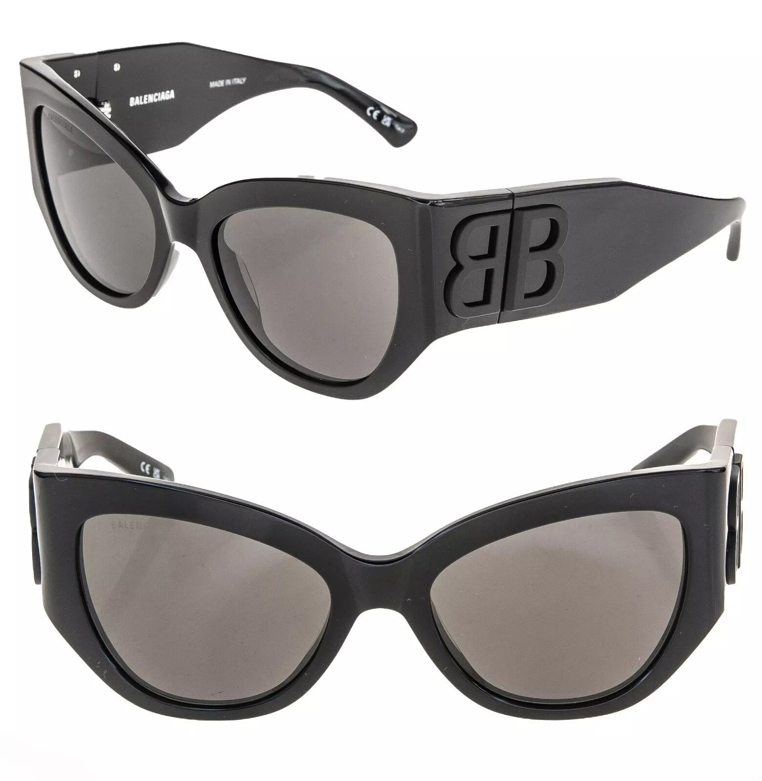 Balenciaga BALENCIAGA BOSSY Cat 0322 Black Fashion Sunglass BB0322S 001 Size ONE SIZE - 1 Thumbnail