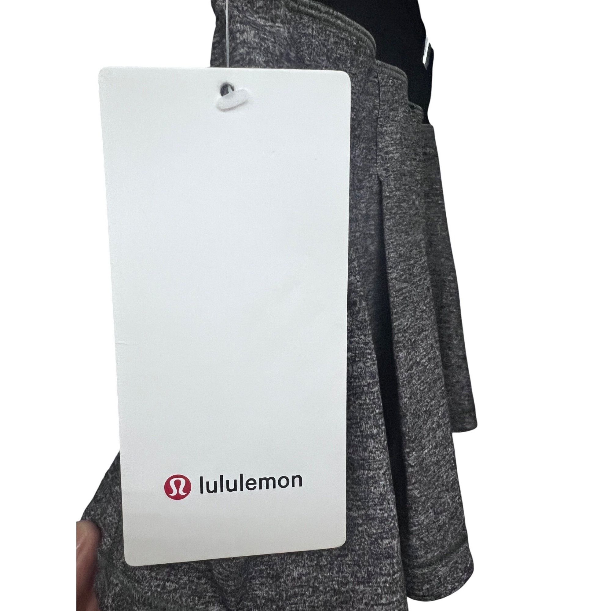 Lululemon Lululemon Pace Rival Womens Gray Black Athletic Skort Size 0 Size 25" / US 0 / IT 36 - 7 Thumbnail