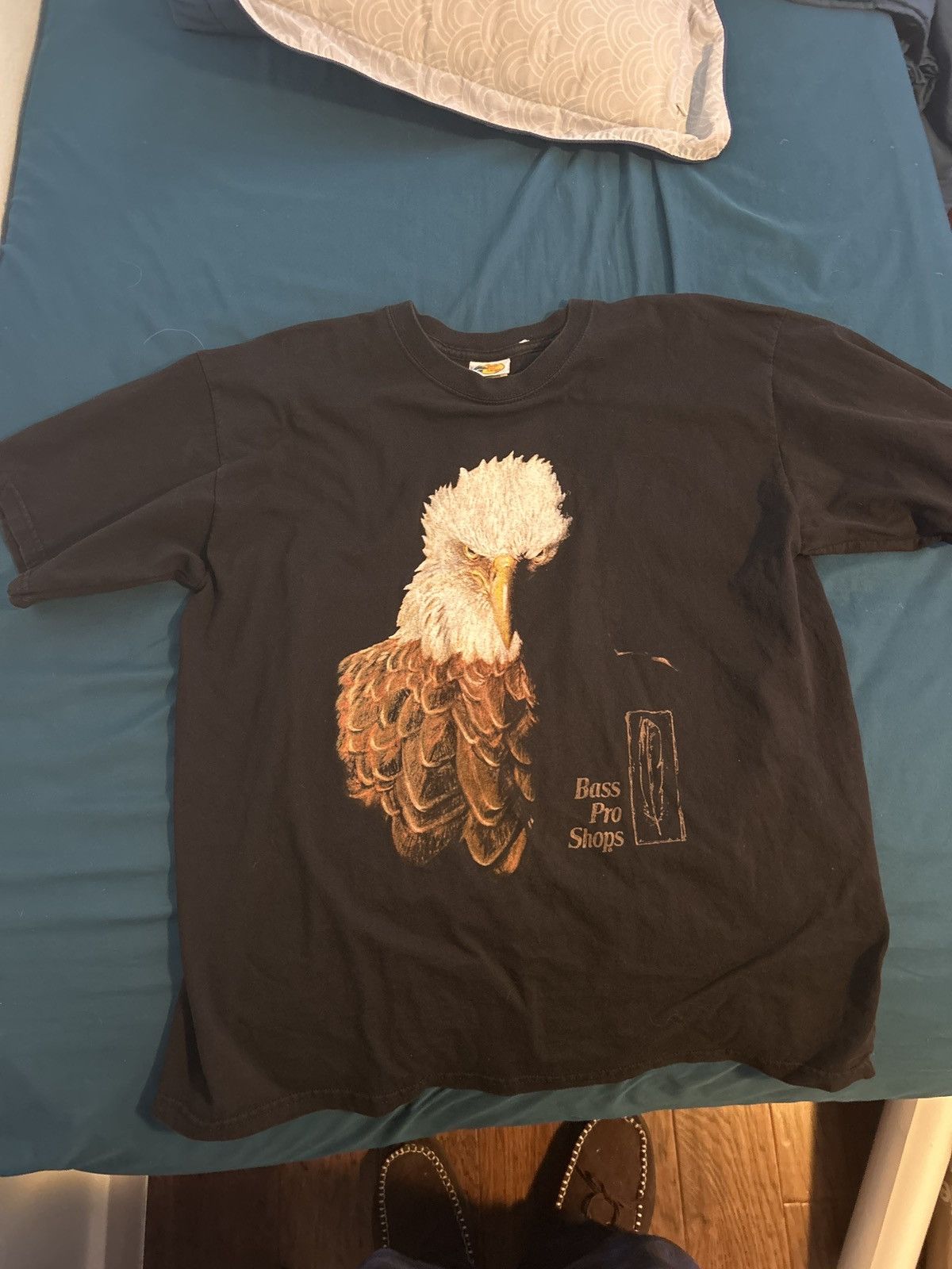 Bass Pro Shops Bad ass eagle tee Size US XL / EU 56 / 4 - 1 Thumbnail