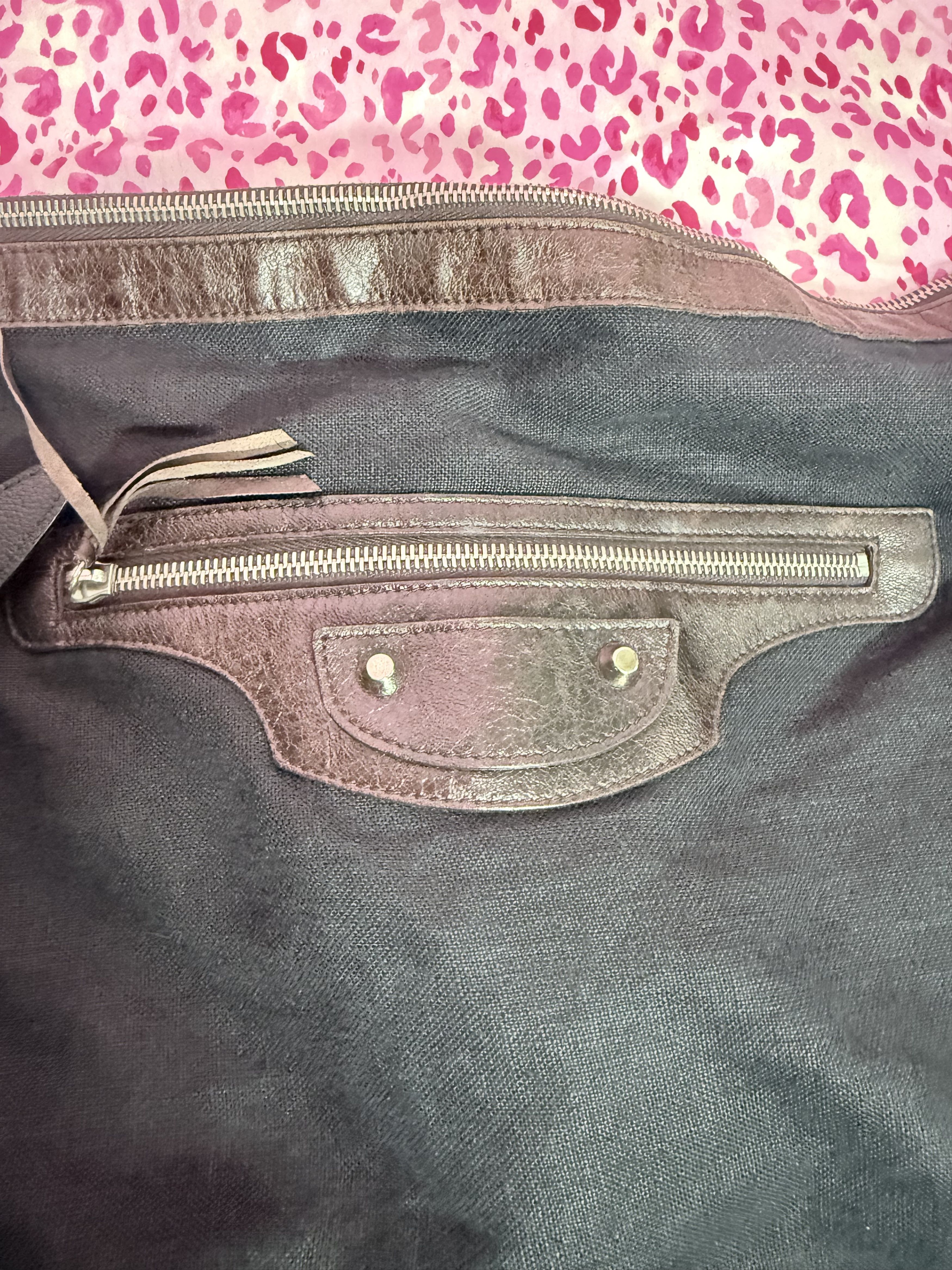 Balenciaga Vintage Courier XL Cloth and Leather Bag Size ONE SIZE - 2 Thumbnail